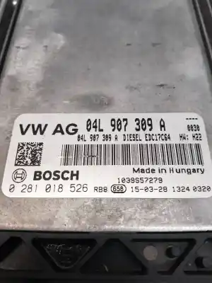 Second-hand car spare part ecu engine control for seat leon (5f1) style oem iam references 04l907309a  0281018526