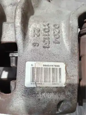 Peça sobressalente para automóvel em segunda mão pinça de travão dianteira esquerda por citroen c-elysee (dd_) 1.6 bluehdi 100 referências oem iam 9805497680  0204y01131