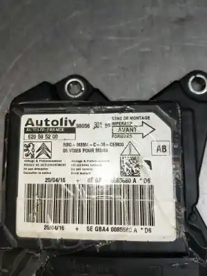 Second-hand car spare part airbag kit for citroen c-elysee (dd_) 1.6 bluehdi 100 oem iam references 9805630180 620504800 620595200