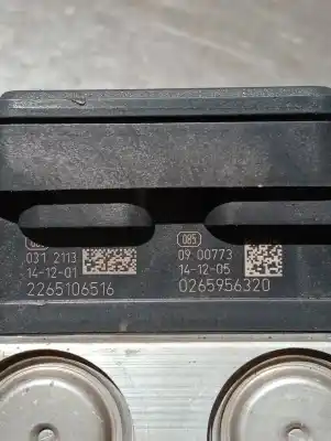 Pezzo di ricambio per auto di seconda mano abs per smart forfour 0.9 turbo cat riferimenti oem iam 0265956320 a4539000702 476600981r