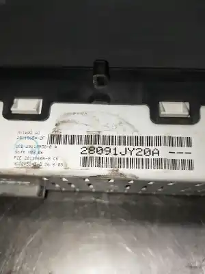 Second-hand car spare part multifunction display for renault koleos 2.0 dci diesel fap cat oem iam references 28091jy20a 281186068c6 281199388a 281186542f 281184486