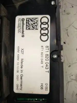 Автозапчастина б/у контроль опалення / кондиціонації для audi a4 b8 (8k2) 2.0 tdi посилання на oem iam 8t1820043t  a2c53307430