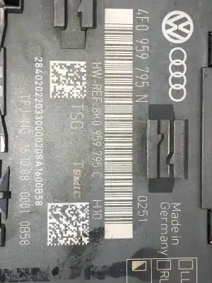 Second-hand car spare part electronic module for audi a4 b8 (8k2) 2.0 tdi oem iam references 4f0959795n  8k0959795c