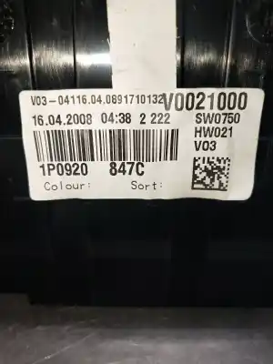 Peça sobressalente para automóvel em segunda mão quadrante por seat leon (1p1) leon (1p1) (2005 - 2012) referências oem iam 110080370015 a2c53029632 a2c53029630