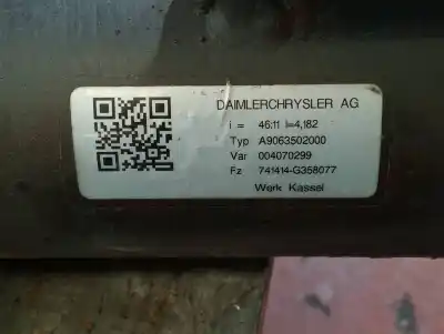 Автозапчастина б/у задня вісь для volkswagen crafter combi (2e) combi 30 посилання на oem iam a9063502000  
