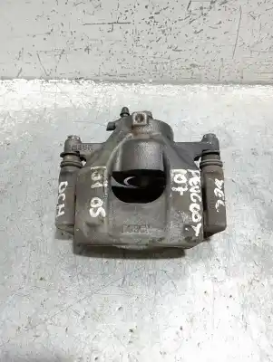 Peça sobressalente para automóvel em segunda mão pinça de travão dianteira direita por peugeot 107 1.0 cat (384f) referências oem iam 