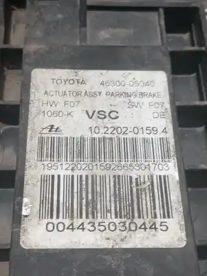 Pezzo di ricambio per auto di seconda mano freno di stazionamento elettrico per toyota avensis cross sport (t27) advance riferimenti oem iam 4630005040  10220201594