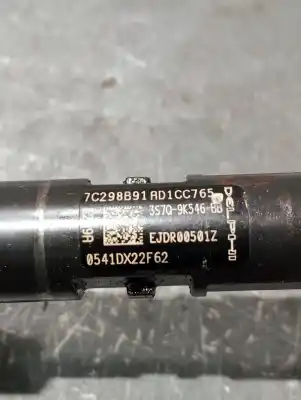 Second-hand car spare part injector for jaguar x-type 2.2 diesel cat oem iam references 3s7q9k546bb  ejdr00501z