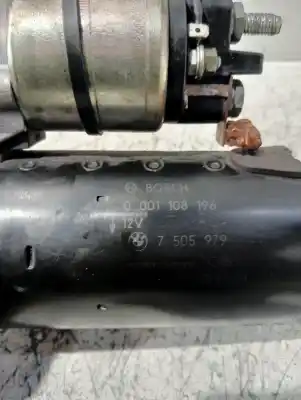 Peça sobressalente para automóvel em segunda mão motor de arranque por bmw serie 3 compact (e46) * referências oem iam 7505979  0001108196