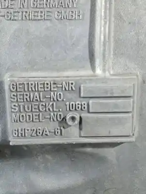 Автозапчастина б/у коробка передач для audi a8 (4e2) 4.2 quattro посилання на oem iam gnu 1068 030017 0001852 automatico 030017 6hp26a