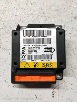 Автозапчасти б/у БЛОК УПРАВЛЕНИЯ ПОДУШКАМИ БЕЗОПАСНОСТИ за CITROEN C3 (2002->)  ссылки OEM IAM 9663357380  