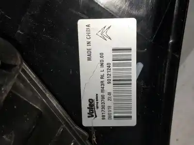 Second-hand car spare part left tailgate light for citroen c-elysee (dd_) 1.2 vti 82 oem iam references 9817303780  90121240