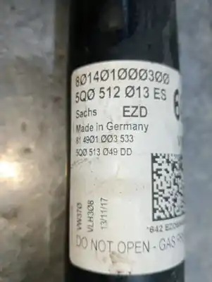 Peça sobressalente para automóvel em segunda mão amortecedor traseiro direito por seat leon (5f1) style referências oem iam 801401000300 814901003533. 5q0513049dd 5q0512013es
