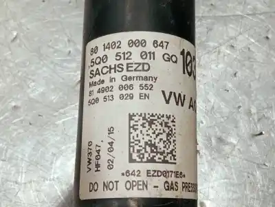 Peça sobressalente para automóvel em segunda mão amortecedor traseiro esquerdo por seat leon (5f1) style referências oem iam 5q0512011gq  801402000647