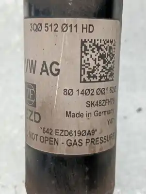 Автозапчастина б/у правий задній амортизатор для skoda superb (3v3) active посилання на oem iam 3q0512011hd  801402001620