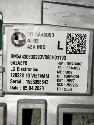 Автозапчасти б/у многофункциональный дисплей за bmw x1/ix1 u11 x1 sdrive 18i ссылки oem iam 1523058843 5a43053 bm5a430530223