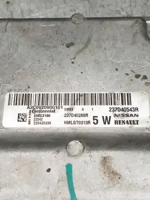 Second-hand car spare part ecu engine control for dacia spring electric extreme 65 cv / 48 kw oem iam references 237d40543r  a3c0920900101