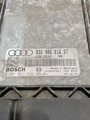 Second-hand car spare part ecu engine control for audi a3 (8p1) 2.0 tdi 16v oem iam references 0281011892  03g906016dt
