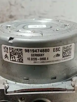 Peça sobressalente para automóvel em segunda mão abs por citroen c4 cactus shine referências oem iam 9819474880 10091539933 10022008984