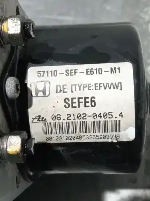 Pezzo di ricambio per auto di seconda mano abs per honda accord vii (cl, cn) 2.2 i-ctdi (cn1) riferimenti oem iam 57110sefe610m1 06210906613 06210204054