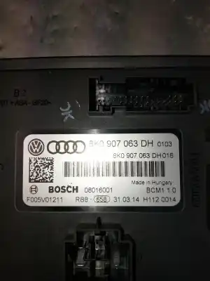 Second-hand car spare part electronic module for audi a4 b8 avant (8k5) 2.0 tdi oem iam references 8k0907063dh f005v01211 08016001