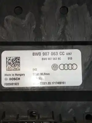 Автозапчастина б/у електронний модуль для audi a4 avant (8w5) advanced edition посилання на oem iam 8w0907063cc  f005v01923