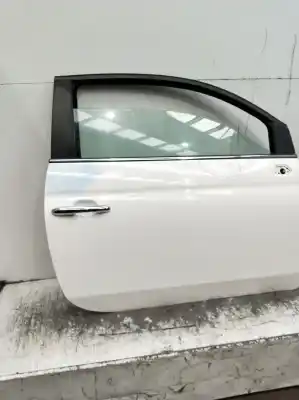 Peça sobressalente para automóvel em segunda mão porta dianteira direita por fiat 500 312 1.0 hybrid referências oem iam   