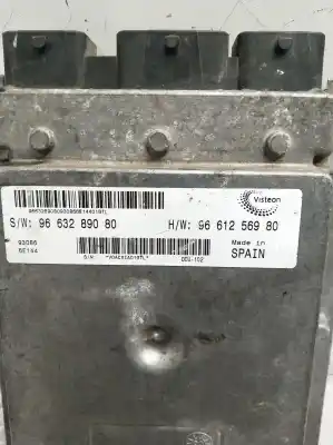 Gebrauchtes Autoersatzteil ecu-motorsteuergerät uce motorsteuergerät zum peugeot boxer furgón 2.2 hdi 120 oem-iam-referenzen 9661256980  9663289080