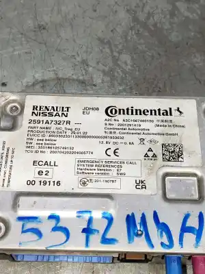 Pezzo di ricambio per auto di seconda mano modulo elettronico per dacia spring electric extreme 65 cv / 48 kw riferimenti oem iam 2591a7327r  a3c1067460100