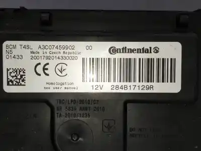 Second-hand car spare part electronic module for dacia spring electric extreme 65 cv / 48 kw oem iam references 284b17129r  