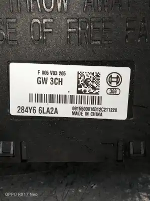 Pezzo di ricambio per auto di seconda mano modulo elettronico per dacia spring electric extreme 65 cv / 48 kw riferimenti oem iam 284y66la2a  f005v03265