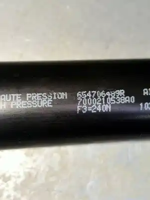 Peça sobressalente para automóvel em segunda mão amortecedor do capô por renault kangoo profesional referências oem iam 654706489r  