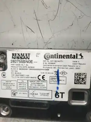 Second-hand car spare part electronic module for nissan leaf (ze1) electric oem iam references 282755sn0e  a2c1861340701