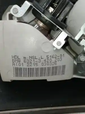 Second-hand car spare part interior left tailgate light for bmw x3 (e83) 2.0 d oem iam references 63213420203  