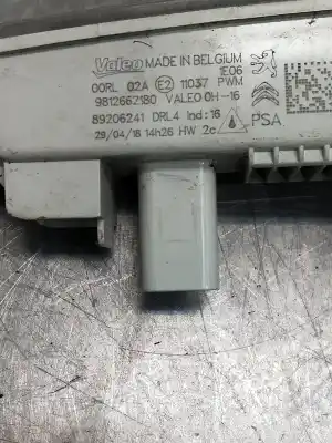 Second-hand car spare part front left headlight for citroen c-elysee (dd_) 1.2 vti 82 oem iam references 9812662180  89206241