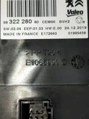 Second-hand car spare part electronic module for citroen c4 cactus bluehdi 100 oem iam references 9832228080 e1065901c 01995456