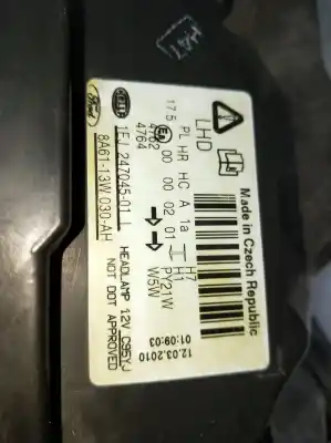 Автозапчасти б/у левая фара за ford fiesta vi (cb1, ccn) 1.25 ссылки oem iam 1734615  8a6113w030ah1ej24704501