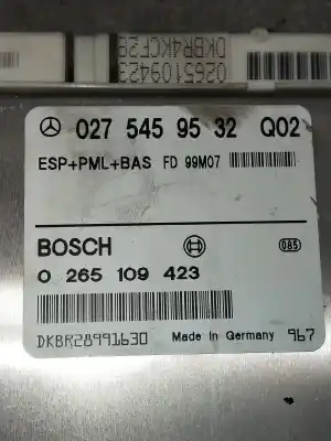 Pezzo di ricambio per auto di seconda mano modulo elettronico per mercedes clase e (w210) berlina diesel 320 cdi (210.026) riferimenti oem iam 0275459532  0265109423