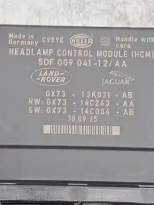 Peça sobressalente para automóvel em segunda mão módulo eletrônico por land rover range rover evoque (l538) 2.0 d 4x4 referências oem iam 5df00904112  gx13k031