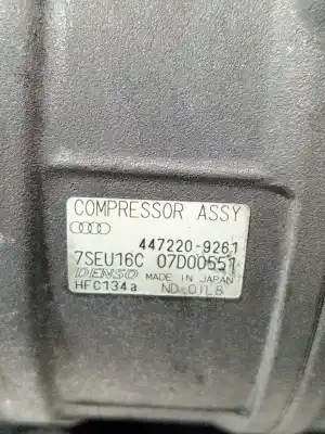 Pezzo di ricambio per auto di seconda mano compressore aria condizionata per audi a8 (4e2) 4.2 quattro riferimenti oem iam 4472209261  