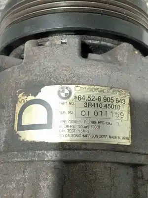 Second-hand car spare part air conditioning compressor for bmw 3 compact (e46) 320 td oem iam references 64526905643  3r41045010