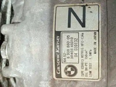 Second-hand car spare part air conditioning compressor for bmw 3 compact (e46) 318 ti oem iam references 690866005  3r40345010