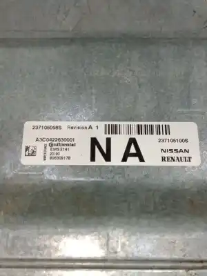 Second-hand car spare part ecu engine control for dacia sandero * oem iam references a3c0422630001  237105098s