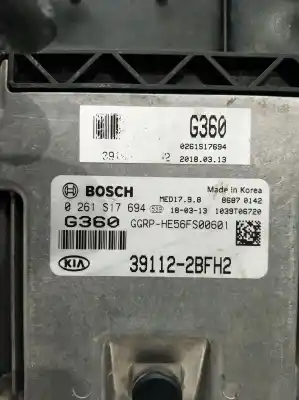Second-hand car spare part ecu engine control for kia carens ( ) 1.7 crdi cat oem iam references 0261s17694 he56fs00601 391122bfh2