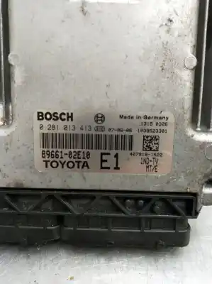 Second-hand car spare part ecu engine control for toyota auris (_e15_) 1.4 d-4d (nde150_) oem iam references 0281013413  8966102e10