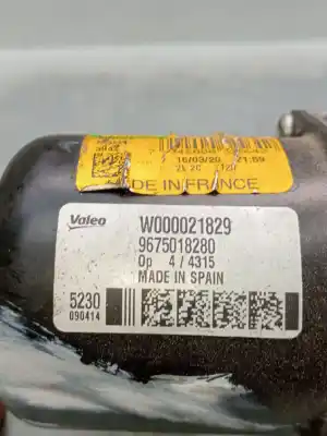 Peça sobressalente para automóvel em segunda mão motor do limpa para brisas por citroen c-elysee (dd_) 1.5 bluehdi 100 referências oem iam 9675018280  w000021829