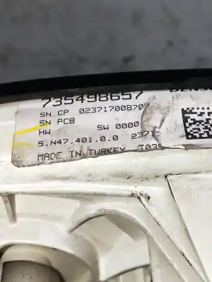 Peça sobressalente para automóvel em segunda mão comando de sofagem (chauffage / ar condicionado)  por opel combo d-y17ct referências oem iam 735498657  023717008709