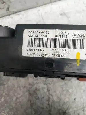 Peça sobressalente para automóvel em segunda mão comando de sofagem (chauffage / ar condicionado)  por citroen c-elysee (dd_) 1.2 vti 82 referências oem iam 9823740080 m1805040271 5ah140000