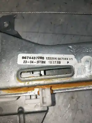 Peça sobressalente para automóvel em segunda mão elevador de vidros traseiro direito por citroen c-elysee (dd_) 1.2 vti 82 referências oem iam 9674437280  