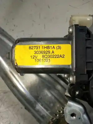 Pezzo di ricambio per auto di seconda mano alzacristalli posteriore destro per nissan note acenta riferimenti oem iam 827311hb1a 8q30222a2 3036929a